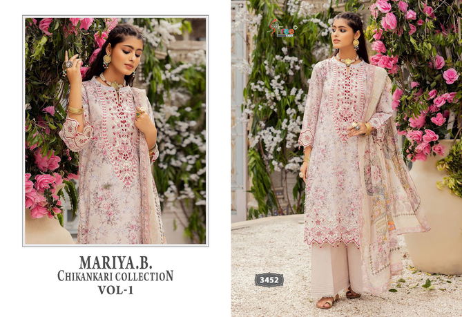 Mariya B Chikankari Vol 1 By Shree Cotton Pakistani Suits Wholesale Shop In Surat
